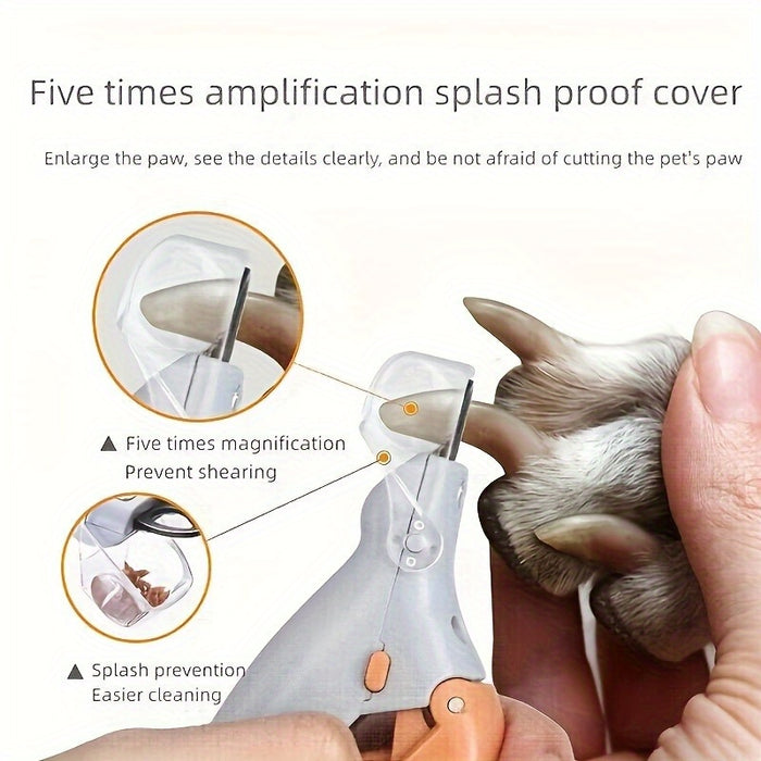 5X Magnification LED Nail Clipper for Cats and Dogs