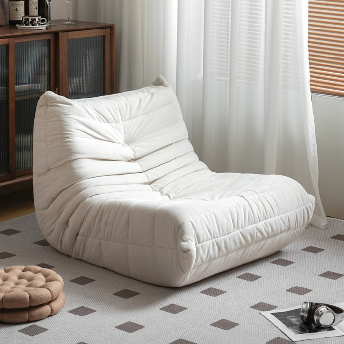 White Corner Bean Bag Chair