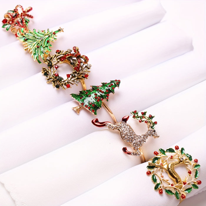 6pcs Elegant Table Decor for Christmas