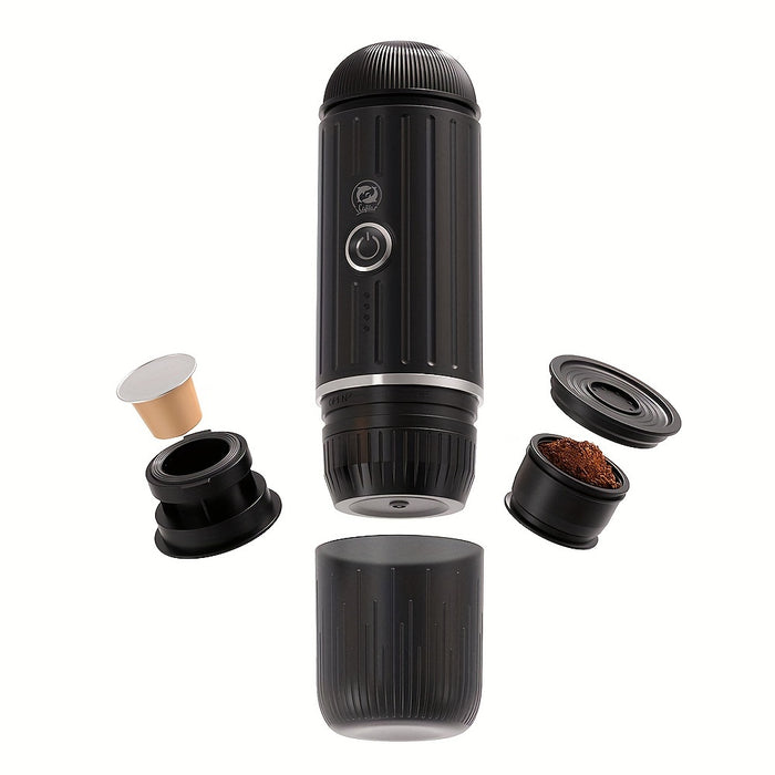 Portable Electric Espresso Machine, Travel 2 In 1 Coffee Maker