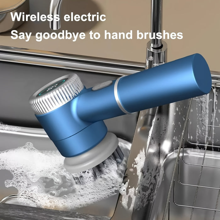 Electric Handheld Cordless Rechargeable Turbo Scrubber