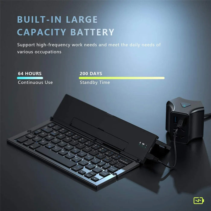 Folding Bluetooth Keyboard Pocket Keyboard