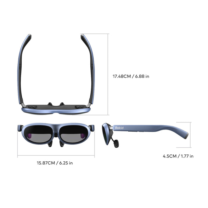 Rokid AR Joy Pack Smart Glasses - 360" Micro-OLED Display