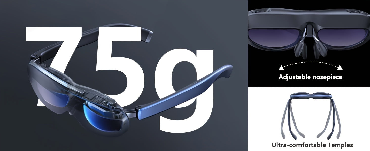 Rokid AR Joy Pack Smart Glasses - 360" Micro-OLED Display